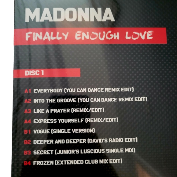 Madonna - Finally Enough Love NEW SEALED 2LP Vinyl - Picture 3 of 4